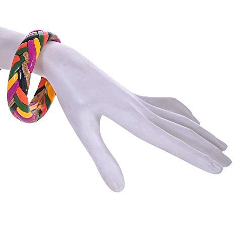 Aleafa Armlet Presents Multicolor Handmade Lac Kada Bangles Set of 2 for Women and Girls #Aport-25684