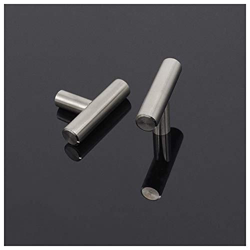ANSIEDIO 6 Pack Stainless Steel Single Hole Kitchen Cabinet Cupboard Furniture Door Drawer Knobs T Bar Handles (50mm Length) - Image 3