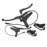 E-bike freno hidráulico palanca de freno electrónico para bicicleta eléctrica 390 G/par peso (E300 caliper)