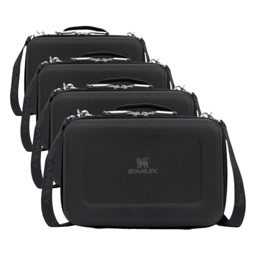 Image of STANLEY All Day Midi Lunch Box | EVA Insulated Lunch Bag | Crush Resistant, Adjustable Strap, BPA-Free, Black, 6 qt (Pack of 4)