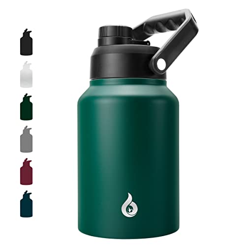 Image of BJPKPK 64oz Insulated Water Bottle, Half Gallon Stainless Steel Water Jug