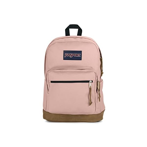 JanSport-Right-Pack-Backpack-Durable-Daypack-with-Padded-15-Laptop-Sleeve-Spacious-Main-Compartment-Integrated-Water-Bottle-Pocket-Misty-Rose JanSport Right Pack Backpack - Durable Daypack with Padded 15" Laptop Sleeve, Spacious Main Compartment & Integrated Water Bottle Pocket - Misty Rose