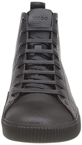 HUGO Herren Zero_hito_GRPH High Top Sneaker, Black1, 42 EU