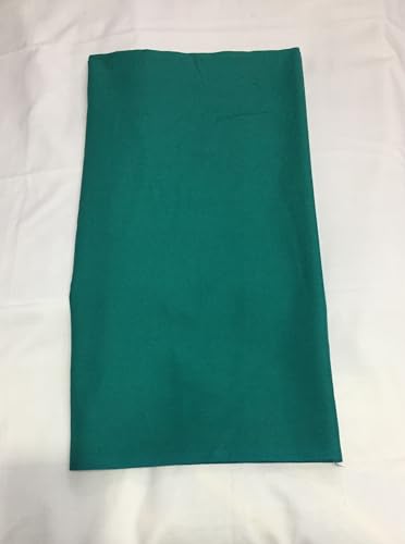 Image of BKRKJ Women's Lizibizi Cotton Unstitched Dress Material Plain Fabric by Meter for Sewing Suit,Salwar,Blouse,Shirt,Kurta,Pyjama,Pathani,Kameez,Chudidar,Patiyala (Rama Green 15, 1 Meter)