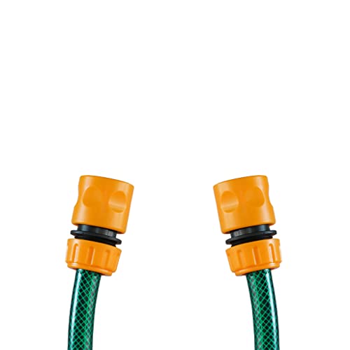 TrustBasket 1/2 Inch Plastic Garden Water Hose Quick Connector with Aqua Water Tap Adapter | Quick connector for Hose Pipe and garden water spray gun Fitting for Kitchen Gardening Car Washing Cleaning