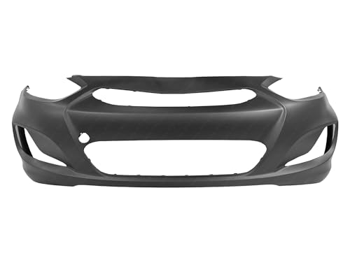 MBI AUTO - Primered, Front Bumper Cover Fascia for 2012 2013 Hyundai Accent Sedan & Hatchback 12 13, HY1000188