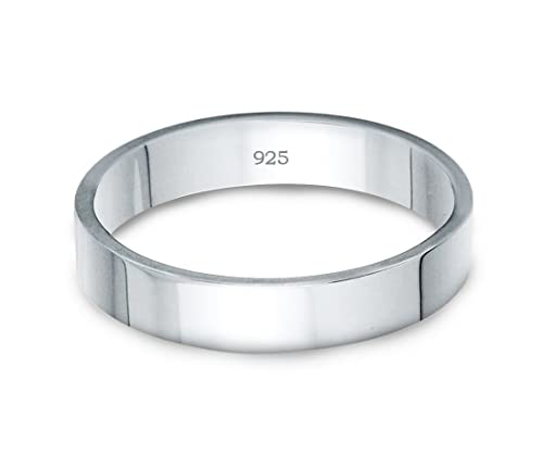 Image of Parnika Wedding Band Regular Casual Wear Unisex Band Silver Finger Ring in Pure 92.5 Sterling Silver | With Certificate of Authenticity | Gift for him her | Chandi Ring | Thumb Ring |