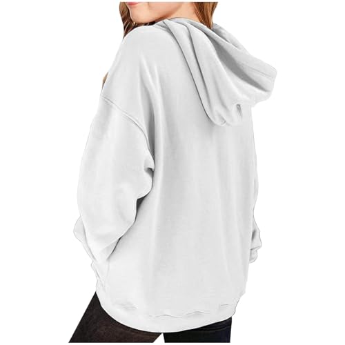 LRMQS Hoodies for Teen Girls Cute Trendy Youth Long Sleeve Oversized Hooded Sweatshirts Tween Tops Winter Preppy Clothes4