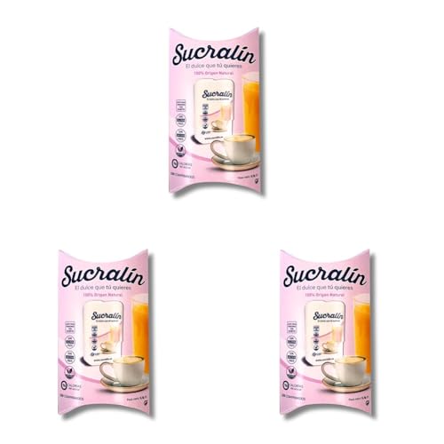 SUCRALIN® – Edulcorante Sucralosa Comprimidos 150 und. |100% Natural | Auténtico sabor de azúcar | 0% calorías | Para todas las Dietas | Sustituto del azúcar | (Paquete de 3)