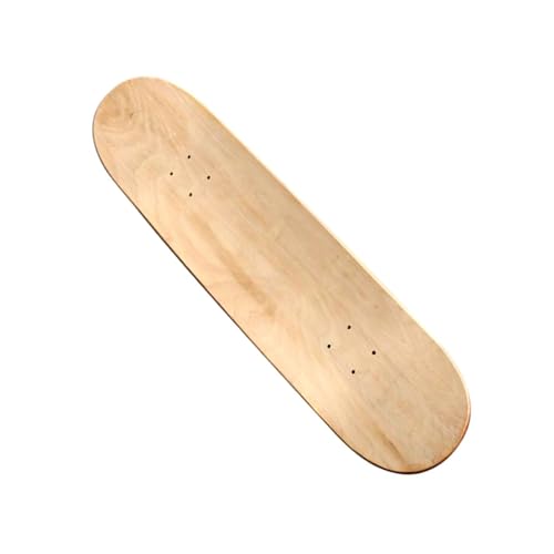 CHICIRIS Tabla de Skate, Tabla Preperforada de Arce Canadiense de 7 Capas, Pieza de Monopatín Personalizable y Duradera para Artistas Principiantes, Patinaje en Street (Tablero de 43CM)