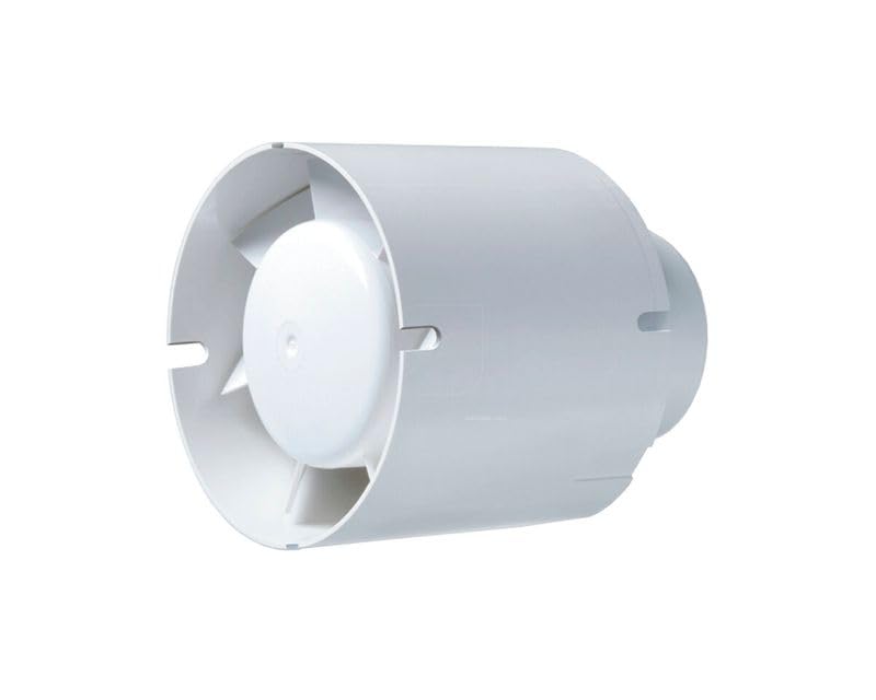 GROWMANIA Extractor de Aire en Línea Tubo para Armario de Cultivo 125 MM | Extractor de Olor con Caudal de Aire 195 m³/h | Aire Fresco Invernadero | Motor Silencioso