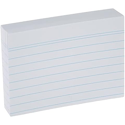 Herlitz 1150705 Karteikarte A7 liniert, 100 Stück, weiß Cover