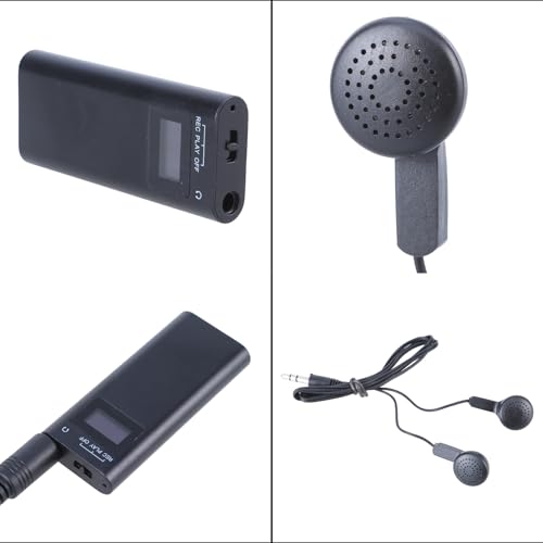 Dictaphone professionnel réduction du bruit 64 Go micro dictée numérique portable