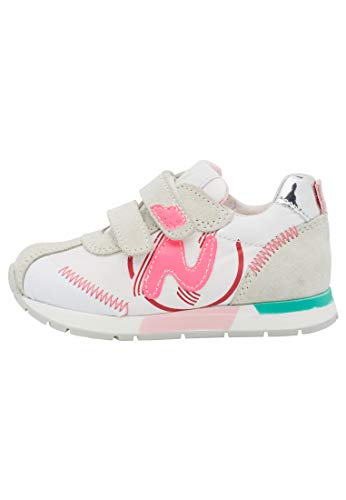 Naturino chaussures cuir blanc design italien pour petits pieds