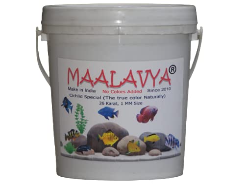 Maalavya Cichlid Special 26 Karat 1MM Fish Feed/Food 1 Kg (The True Color Naturally) Fish Food (B09FFHWDVN) Amazon Price History, Amazon Price Tracker