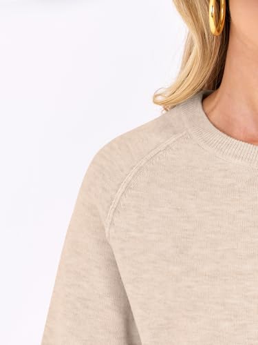 ANRABESS Sweaters for Women Long Sleeve Cropped Lightweight 2025 Fall Fashion Knit Crewneck Pullover Top Soft Trendy Outfits2