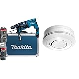Makita HR2631FT13 Kombihammer für SDS-PLUS 26 mm im Alukoffer & Ei Electronics Ei650 Rauchwarnmelder, Rauchmelder, Stand-Alone-Gerät mit Batterie für 10 Jahre, Testsieger Stiftung Warentest, weiß Makita HR2631FT13 Kombihammer für SDS-PLUS 26 mm im Alukoffer & Ei Electronics Ei650 Rauchwarnmelder, Rauchmelder, Stand-Alone-Gerät mit Batterie für 10 Jahre, Testsieger Stiftung Warentest, weiß