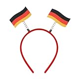 QRH 2026 Soccer World Cup Germany Flag Headband Game Day Cheering Germany Flag Hairband Funny Sports Fans Game Day Accessories
