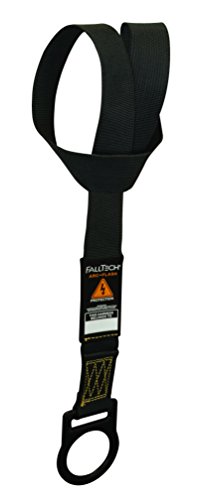 FallTech 72493FT Multi-Purpose Arc Flash Choker - Arc Flash Nomex Choker with 1 Coated D-Ring, 3', Black