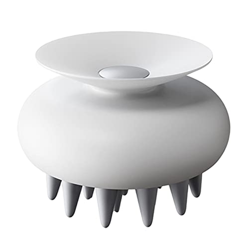 tongfeng Cepillo exfoliante para cuero cabelludo, cepillo de champú masajeador con cerdas suaves, cepillo de masaje portátil suave para cuero cabelludo, cepillo de masaje de baño para cabello largo,