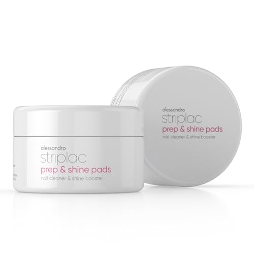 alessandro Striplac Prep & Shine Pads - 2in1 Spezialpads für Nägel - Reinigung & Extra Glanz Booster nach Lackieren - Optimale Vorbereitung… – Ansicht 1