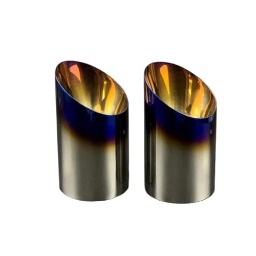 Embouts d'échappement chromés bleus Type 1 pour Mazda CX-5 CX-4