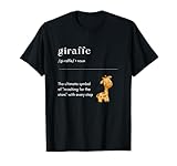 Photo Gallery definizione divertente giraffa maglietta Photo Gallery definizione divertente giraffa maglietta