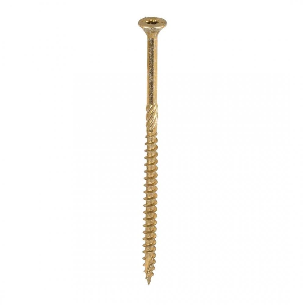 Timco Yellow 50100C2c C2 Clamp-Fix Multi-Purpose Premium Screws - Tx - Double Countersunk - 5.0 X 100 Box 100