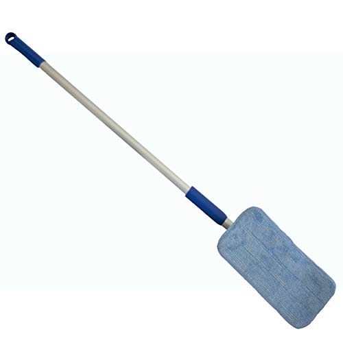 Image of 2504-MFFP-18B-DZ Microfiber Flat Mop, 18 inch, Blue with Velcro Back (Pack of 12)