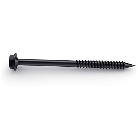 Ozco Building Products 56627 1/4-inch by 3-3/4-inch OWT Timber Screws, (25 per Pack) Cover