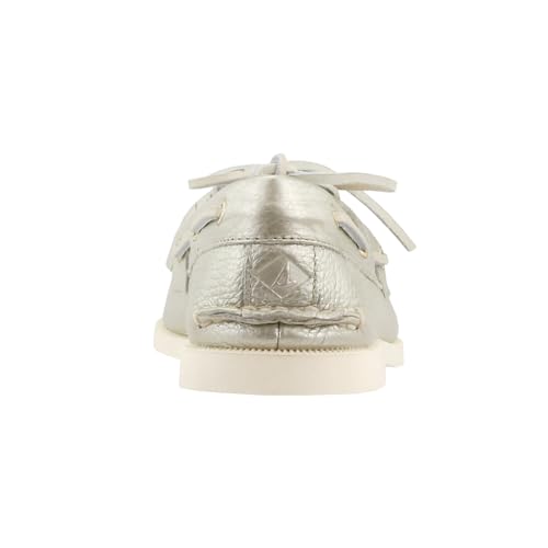 Image of Sperry Womens Conway Metallic Boat Flats Casual - Gold