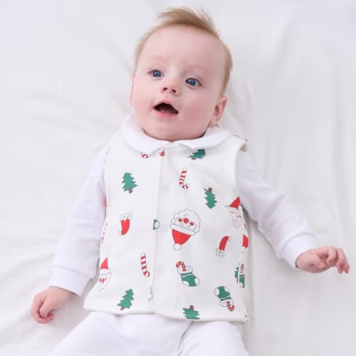 Image of pureborn Baby Toddler Vest Boys Girls Waistcoat Sleeveless Jacket 3M-4T
