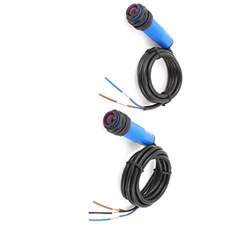 Aexit Pair NO Security & Surveillance 5m Through Beam Photoelectric Sensor Switch Detectors Detector E3F-5DN1