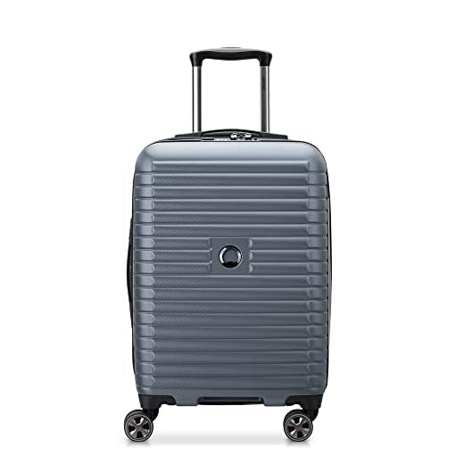 DELSEY PARIS Cruise 3.0 Hardside Expandable Luggage with Spinner Wheels, Graphite, Carry on 20 Inch