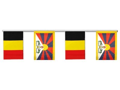 Guirlande Belgique Tibet 6 m pour animer vos festivals et fêtes de quartier