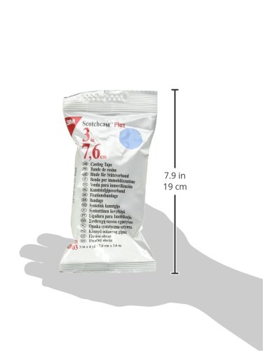 Miniatura 3 de 3M Health Care 82003L Plus - Cinta de fundición, 3 pulgadas x 4 yardas, color azul claro (paquete de 10)