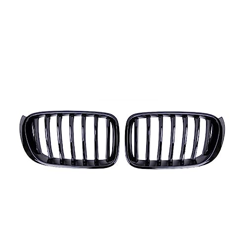 Rejilla de parachoques delantero premium para X3 F25 y X4 F26, acabado sport de listón único
