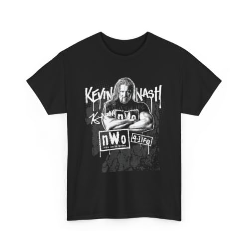 Kevin Nash World Order Pro Wrestling Tshirt for Man Woman Black