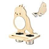 Generisch Papageienkäfig-Spiegel – Vogel-Anreicherungsspielzeug, Käfig-Spielplatz-Zubehör, Reflektierender Hängespiegel, Vogelartikel Zur Geistigen Stimulation, Langlebige Käfigdekoration Aus Acryl,