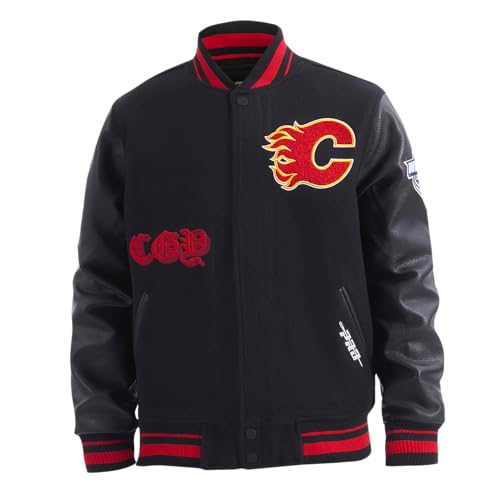 Image of Pro Standard Mens NHL Old English Varsity Jacket