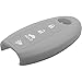 Produktbild PhoneNatic Silikon Schlüssel Hülle kompatibel mit der Infiniti 4-Tasten Fernbedienung in grau Funkschlüssel 4-Key