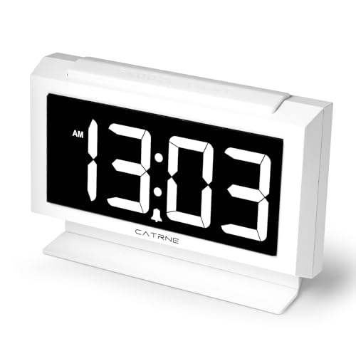 Digital Alarm Clock for Bedroom,with 5.3" Large LED Time Display,...