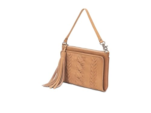 Frye Savannah Convertible Wristlet Wallet, Beige