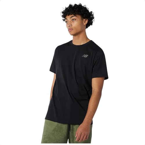 Camiseta Masc. Nb Tenacity Logo, Confecção Masculino, Preto, M