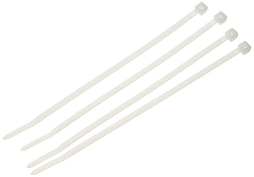 DC VOLTAGE Confezione da 100 fascette fermacavi in nylon trasparente, 7 mm x 450 mm, resistenti alla trazione, multiuso, con meccanismo autobloccante