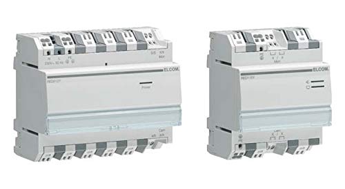 Coupleur secondaire REK350Y Elcom module bus rail DIN interphone