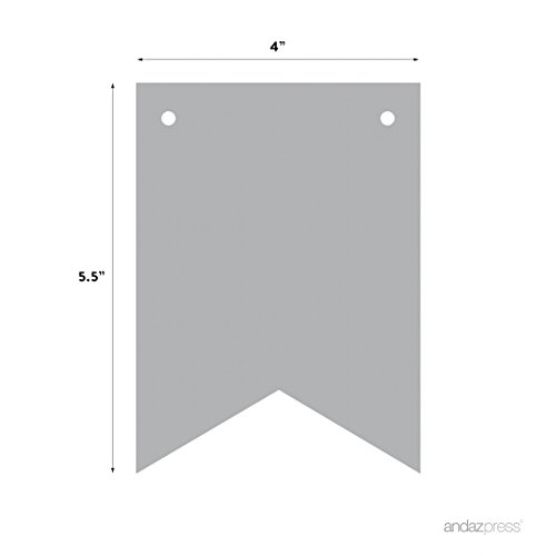 Andaz Press Hanging Bunting Pennant Party Banner with String, Printed Burlap, Happy Holidays!, 5-Feet, 1-Set, Includes String - Thumbnail 2
