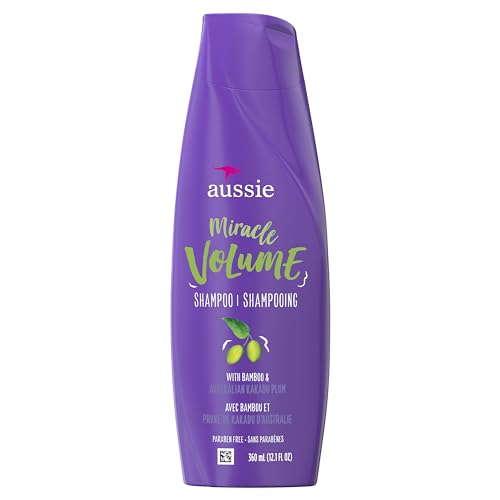 Aussie For Fine Hair, citrus,floral Volume Shampoo, W/Plum and Bamboo, 5.55pounds (Pack of 6)