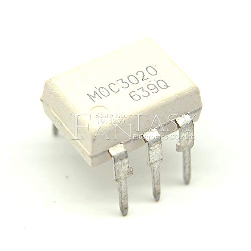 10PCS MOC3020 DIP6 3020 DIP Optocouplers 6Pin 400V Optocoupl New and