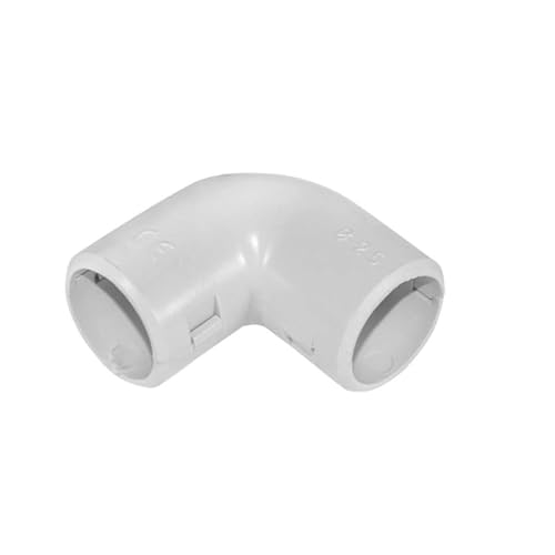 Packung mit 5 Stück Inspektionskurve grau für starre Rohre Ø 25 mm IP40